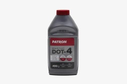 Жидкость тормозная PATRON DOT-4, 455г / PBF450