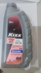 Масло KIXX моторное полусинт. для мототехники Ultra 4T Scooter 15w-40 1L / L5117AL1E1