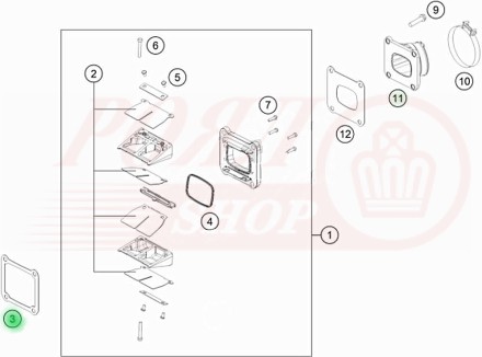 ПРОКЛАДКА КОРПУСА КЛАПАНА HJZ300 / FX0019022