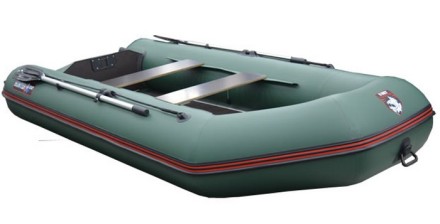 Надувная лодка Хантер 320 ЛК, зелёный