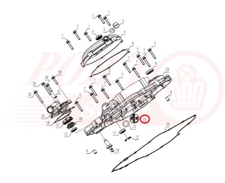 Пробка масляная NC250 (1600 мл)  HJ450H / 100126228