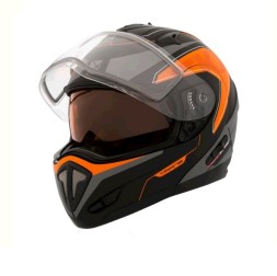 Шлем снегоходный модулярный CKX TRANZ RSV EAGLE, L, с электроподогревом, оранжевый мат/ 508834