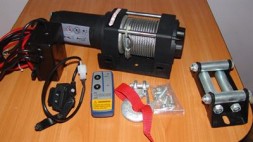Лебедка универсальная электрическая  на фаркоп, нагрузка 1588кг / EW3500A