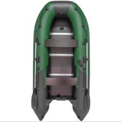 Лодка надувная из ПВХ Компакт Ривьера 3200 СК КОМБИ зеленый черный