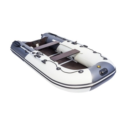 Лодка надувная из ПВХ Компакт Ривьера 3200 СК КОМБИ светло серый графит