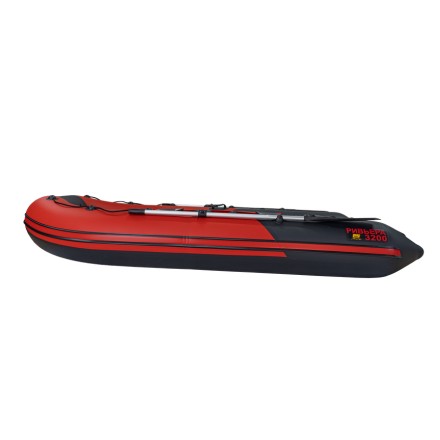 Лодка надувная из ПВХ Компакт Ривьера 3200 СК КОМБИ красный черный