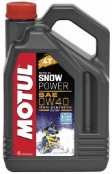 Масло MOTUL синтетическое для 4-х тактных снегоходов Snowpower 0W40 4T (4 л.) / 105892